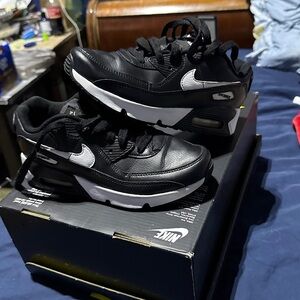 Nike Air Max Black and White Shoes